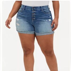 Torrid | 16 | 5 Inch Vintage Stretch High-Rise Jean Short